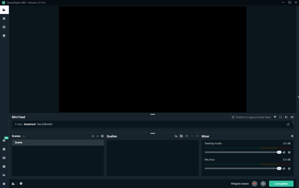 Streamlabs OBS Editor