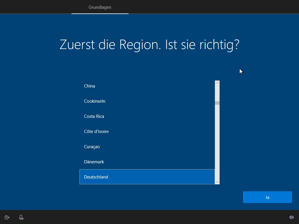 Windows Regionseinstellungen